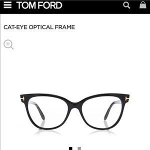 Tom Ford Cat-Eye Eyeglasses in Black